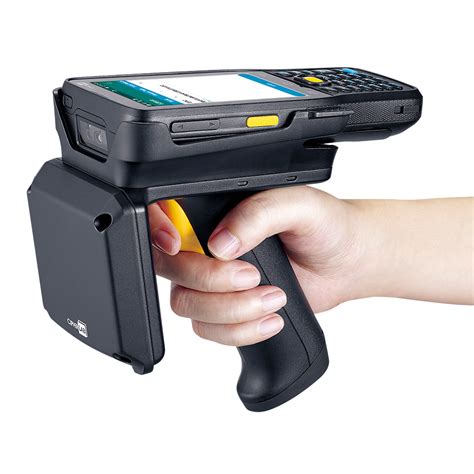 mobile rfid reader|rf scanner with label printer.